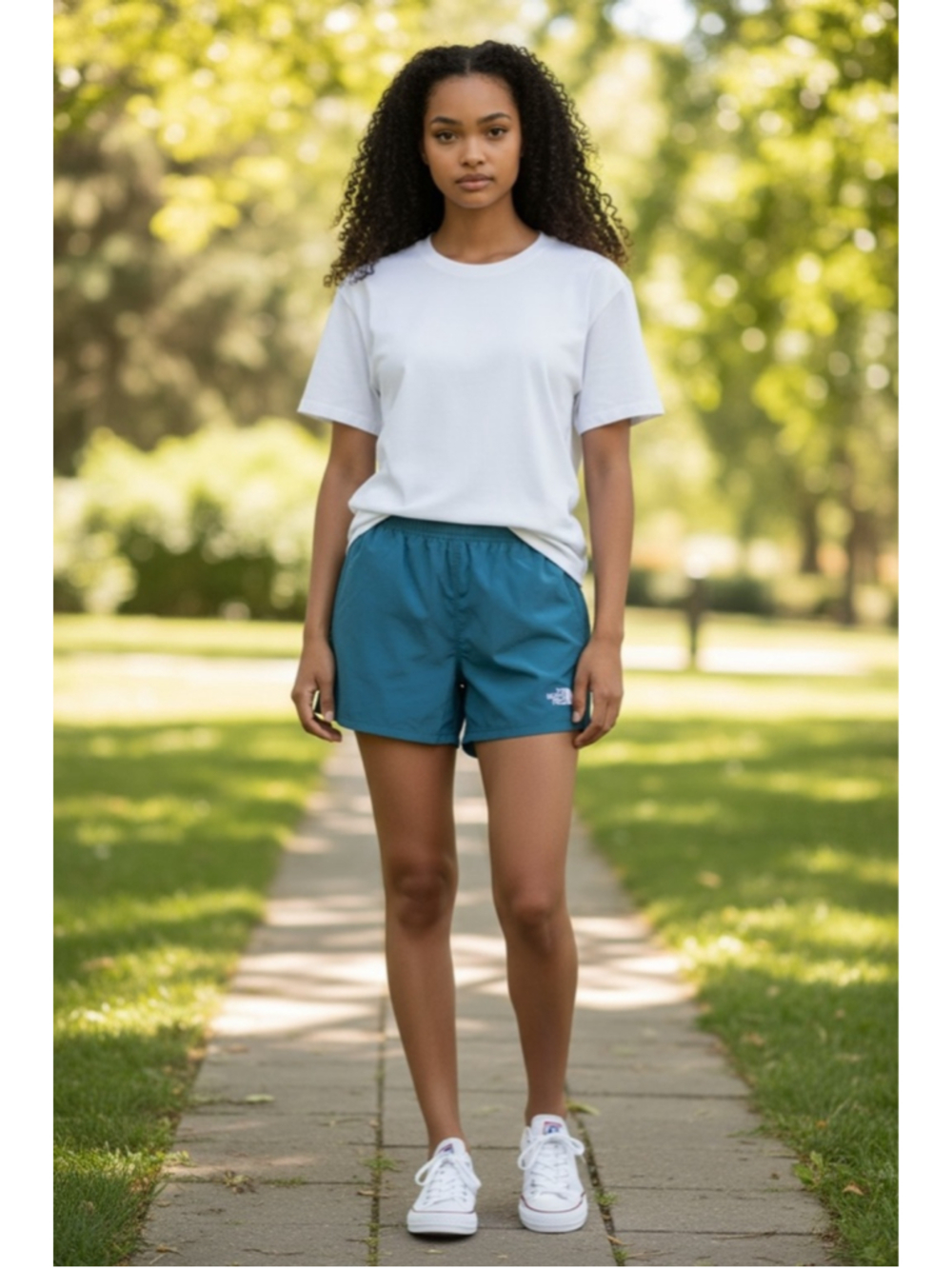 Women's The North Face wander Shorts, Small, Teal ws22